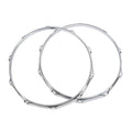 DW Top and Bottom 14 chrome snare True Hoops