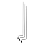 DW DWSMFLT27ALCR 27 Aluminum Tom Leg in Chrome