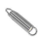 DW high tension drum hardware spring with felt insert, used for drum tuning and stability, in a close-up view.