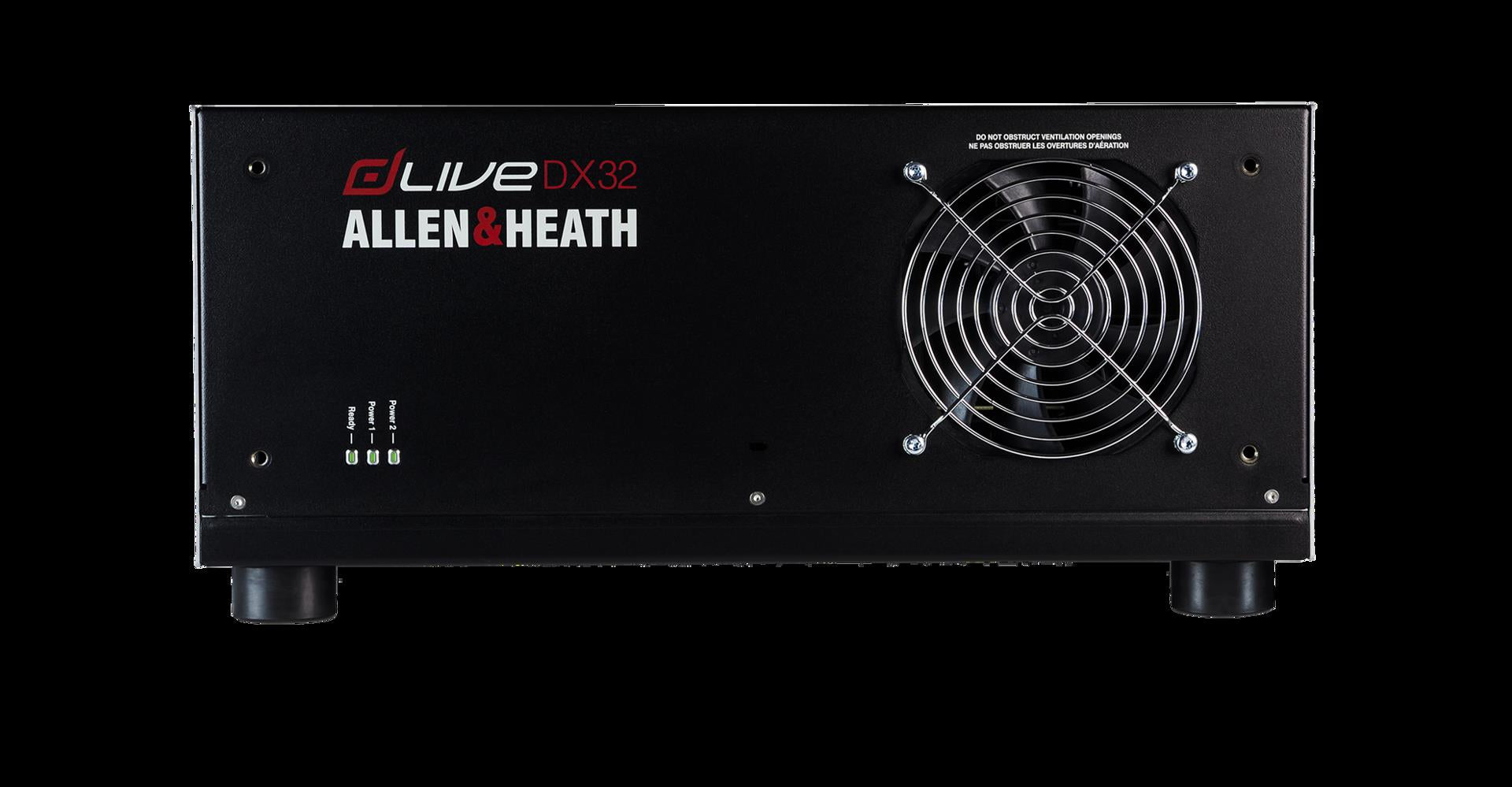 Allen & Heath dLive DX32 expander frame with 4 module capacity and 1 PSU (SQ, dLive)