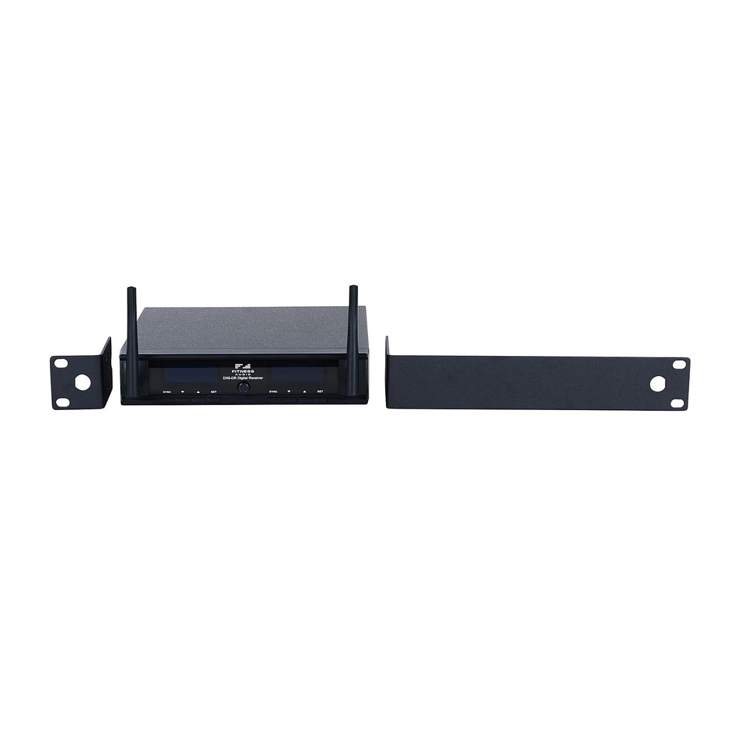 Fitness Audio DX6 2-Ch Digital Wireless Microphone System with Rack Mount Kit - 2.4GHz
