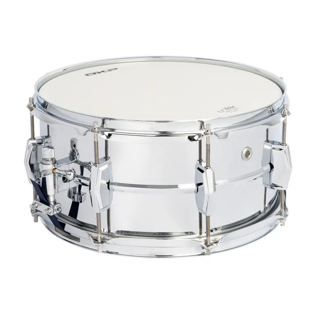 DXP Snare Drum 13x6.5 Beaded Chrome Plated Steel Shell