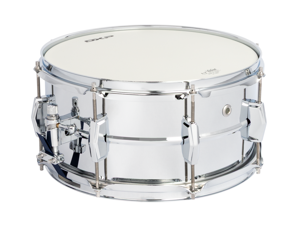 DXP Snare Drum 13x6.5 Beaded Chrome Plated Steel Shell