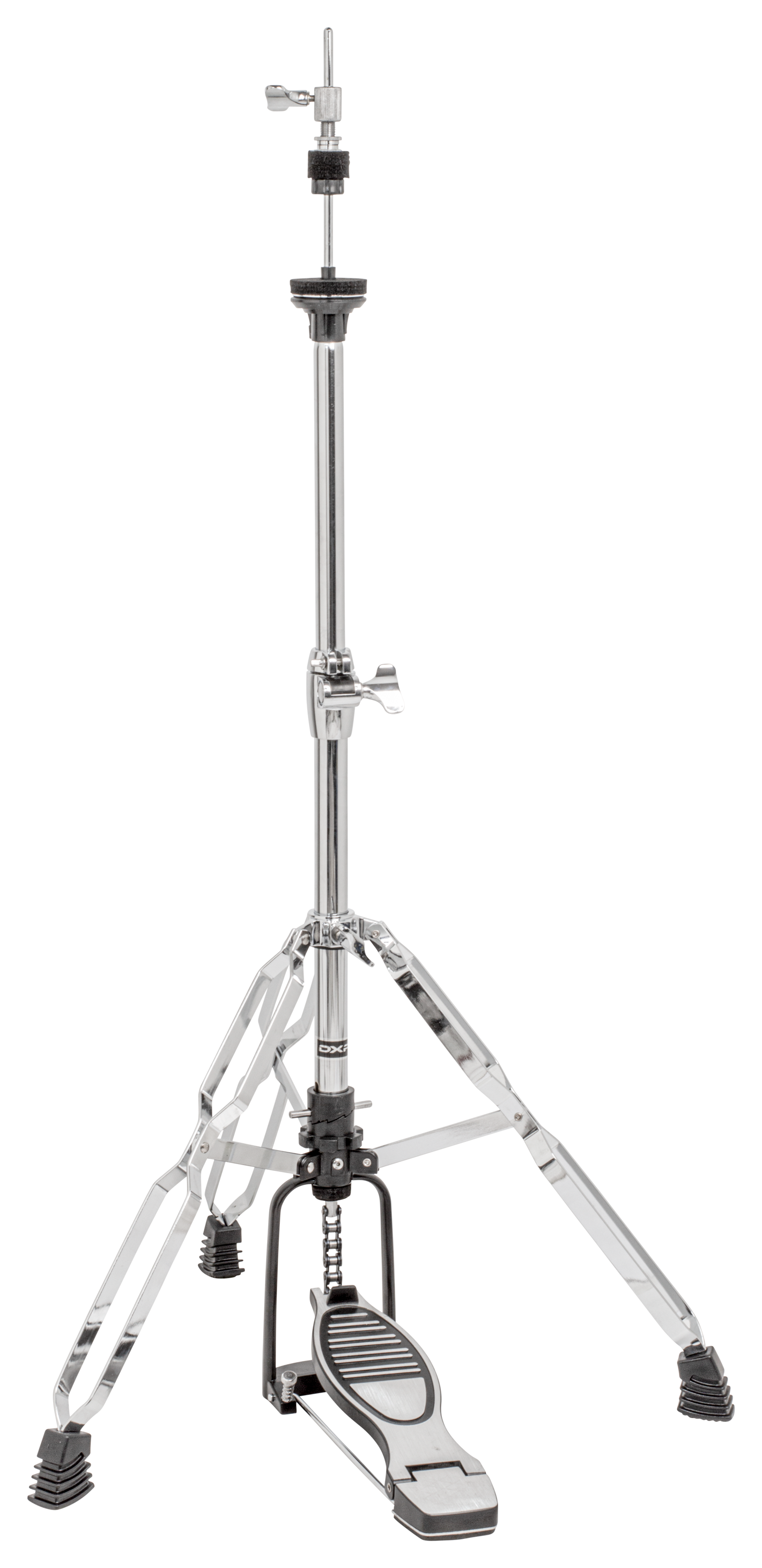 DXP Hi Hat Stand from 550 Series, drum hardware accessory with adjustable components and sturdy metal construction.