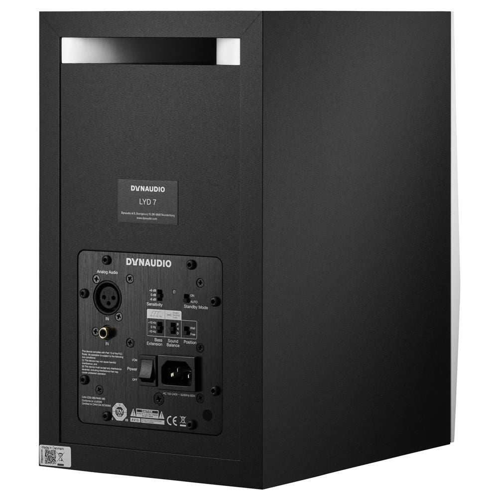 Dynaudio LYD 7 7 inch Nearfield Studio Monitor Speaker - White - Single