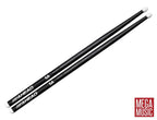 Ahead 5A drumsticks with nylon tips, ideal for drummers, featuring a durable wooden construction and comfortable grip.