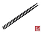 Ahead JJ1 Speed Metal Drumsticks with nylon tips, featuring a sleek metal design for drumming performance.
