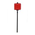 Danmar J.R. Robinson Red Hard Wood Square Beater Black Shaft