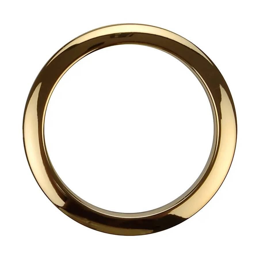Ahead Bass Drum O's HBR-4 port ring in brass, featuring a 4-inch hole for enhanced sound and durability in drum setups.