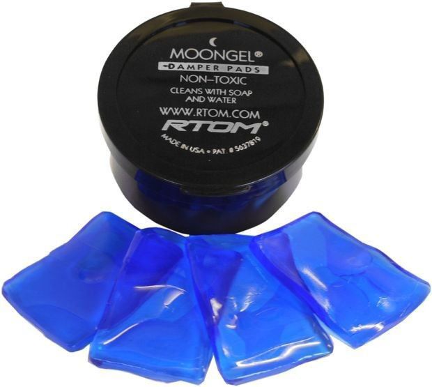 RTOM Moongel Drum Damper Pads 6 Pack - Blue
