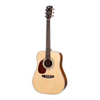 Cort Earth 70 Left-Handed Dreadnought Acoustic Guitar in Open Pore Natural