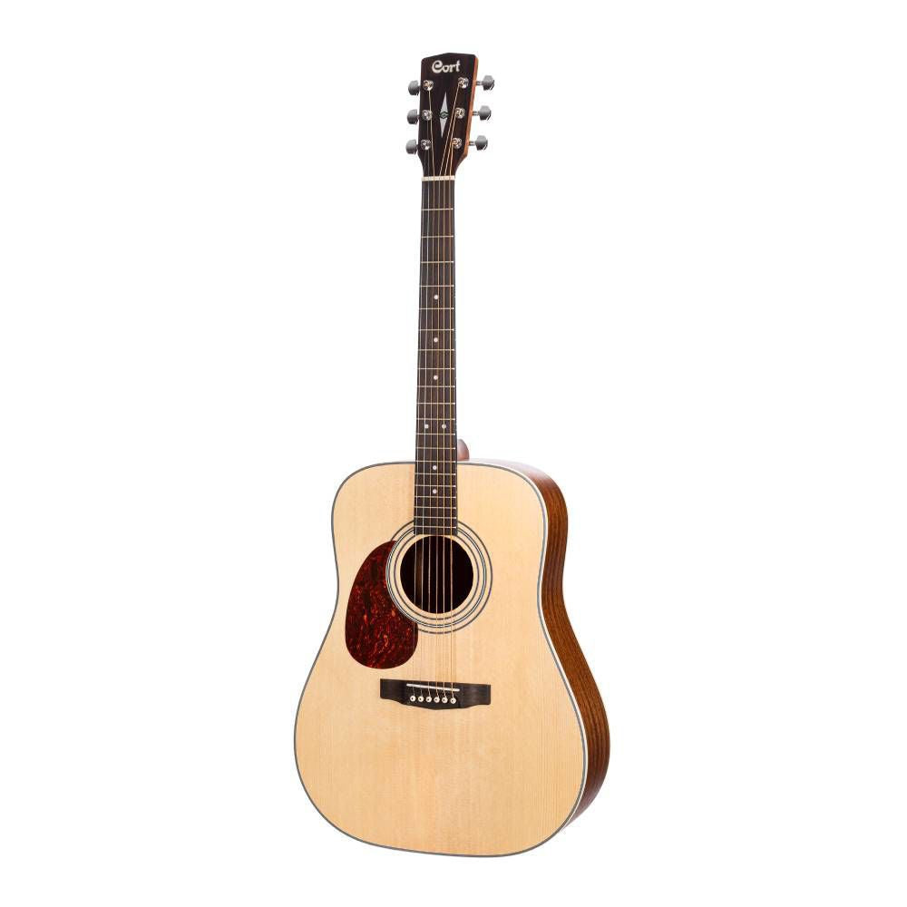 Cort Earth 70 Left-Handed Dreadnought Acoustic Guitar in Open Pore Natural