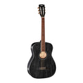 Cort AF590MF Bop All Mahogany Concert Acoustic Guitar with Pickup - Black Open Pore