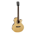 Cort SFX-ME OP Cutaway Acoustic Guitar Open Pore Finish with Bag
