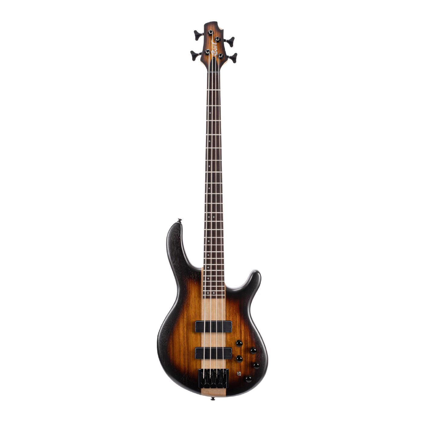 Cort C4 Plus ZBMH Artisan Series Electric Bass Guitar in Tobacco Burst