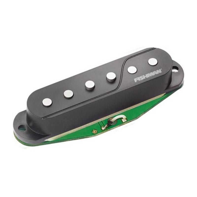 Fishman Single Width Guitar Pickup for Stratocaster in Black