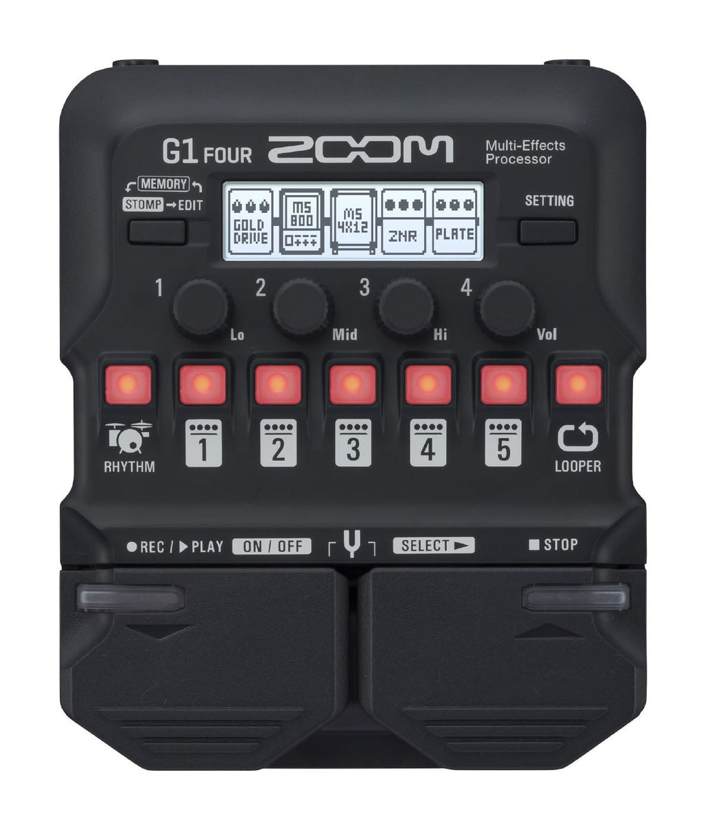 Zoom G1 Four Guitar Amp Modeler and Multi-Effects Pedal