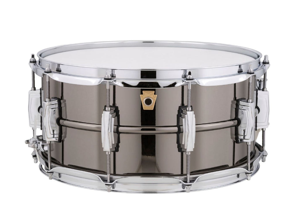 Ludwig Black Beauty Brass Snare Drum 6.5x14 Smooth Shell with Imperial Lugs