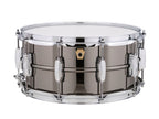 Ludwig Black Beauty Brass Snare Drum 6.5x14 Smooth Shell with Imperial Lugs