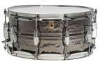 Ludwig Black Beauty Brass Snare Drum 6.5x14 Hammered Shell with Imperial Lugs