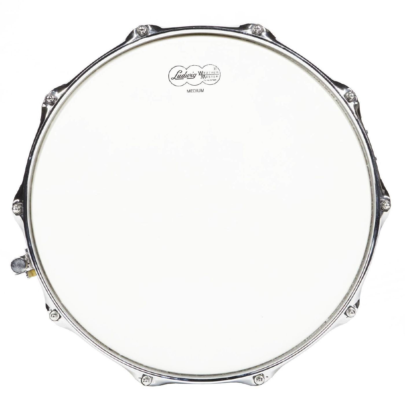 Ludwig Hammered Brass Snare Drum 6.5x14 with Tube Lugs, P85 & Throw Off