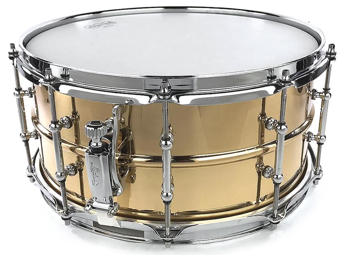 Ludwig Bronze Phonic Snare Drum 6.5x14 Smooth Shell with Tube Lugs