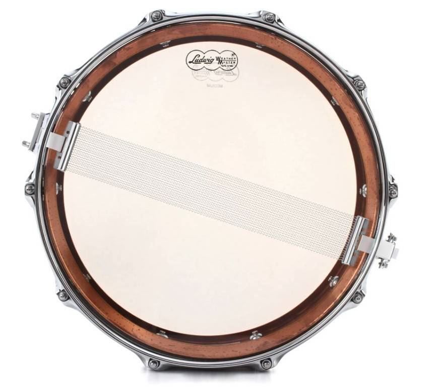 Ludwig L1LC661 Copper Phonic 5x14 Inch Imperial Lugs Snare Drum - Raw Shell
