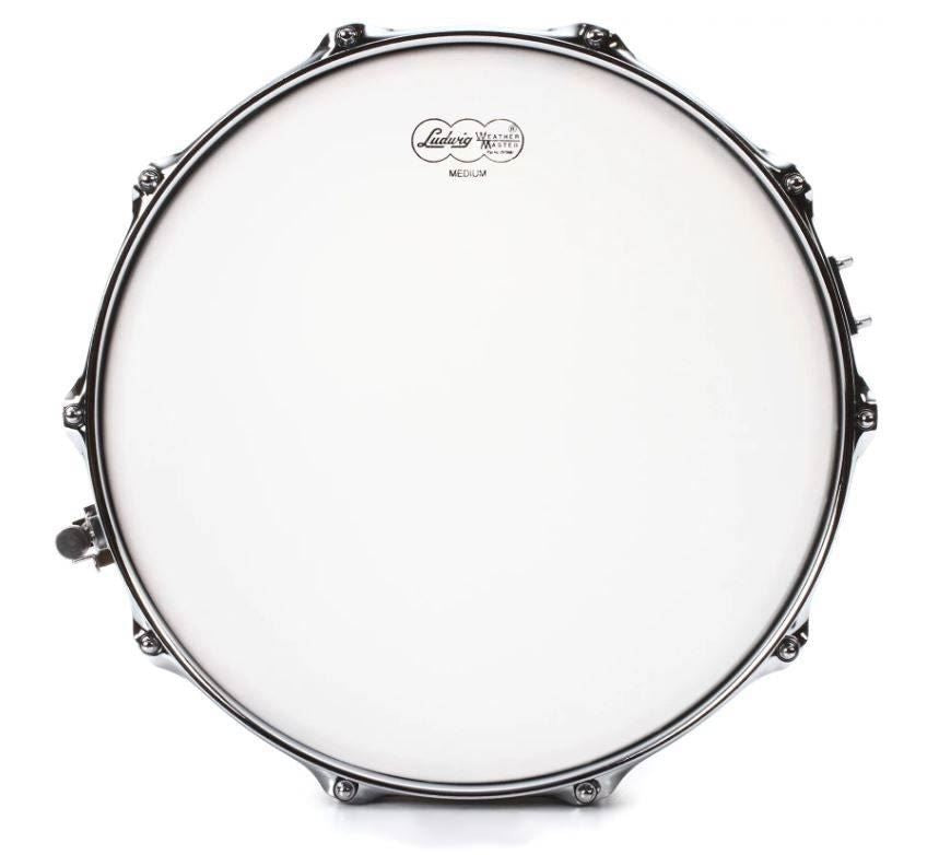 Ludwig Copper Phonic Snare Drum 6.5x14 Raw Shell with Imperial Lugs