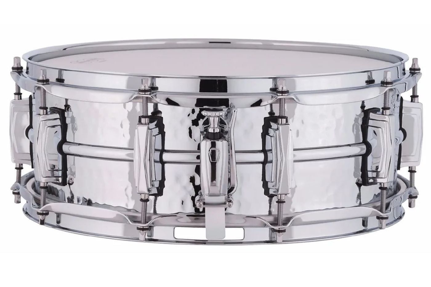 Ludwig Supraphonic Chrome Snare Drum 5x14 Hammered Shell with Imperial Lugs