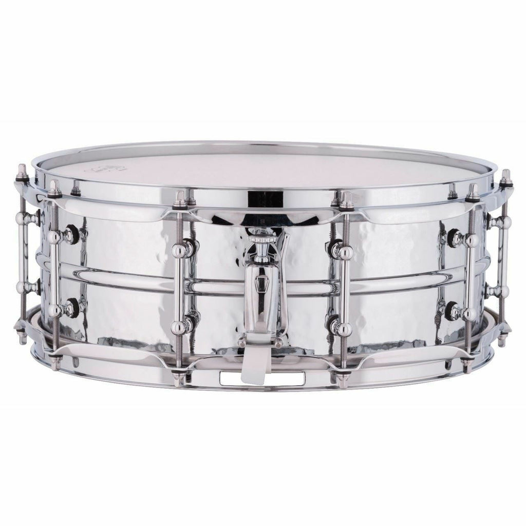 Ludwig Supraphonic Chrome Snare Drum 5x14 Hammered Shell with Tube Lugs