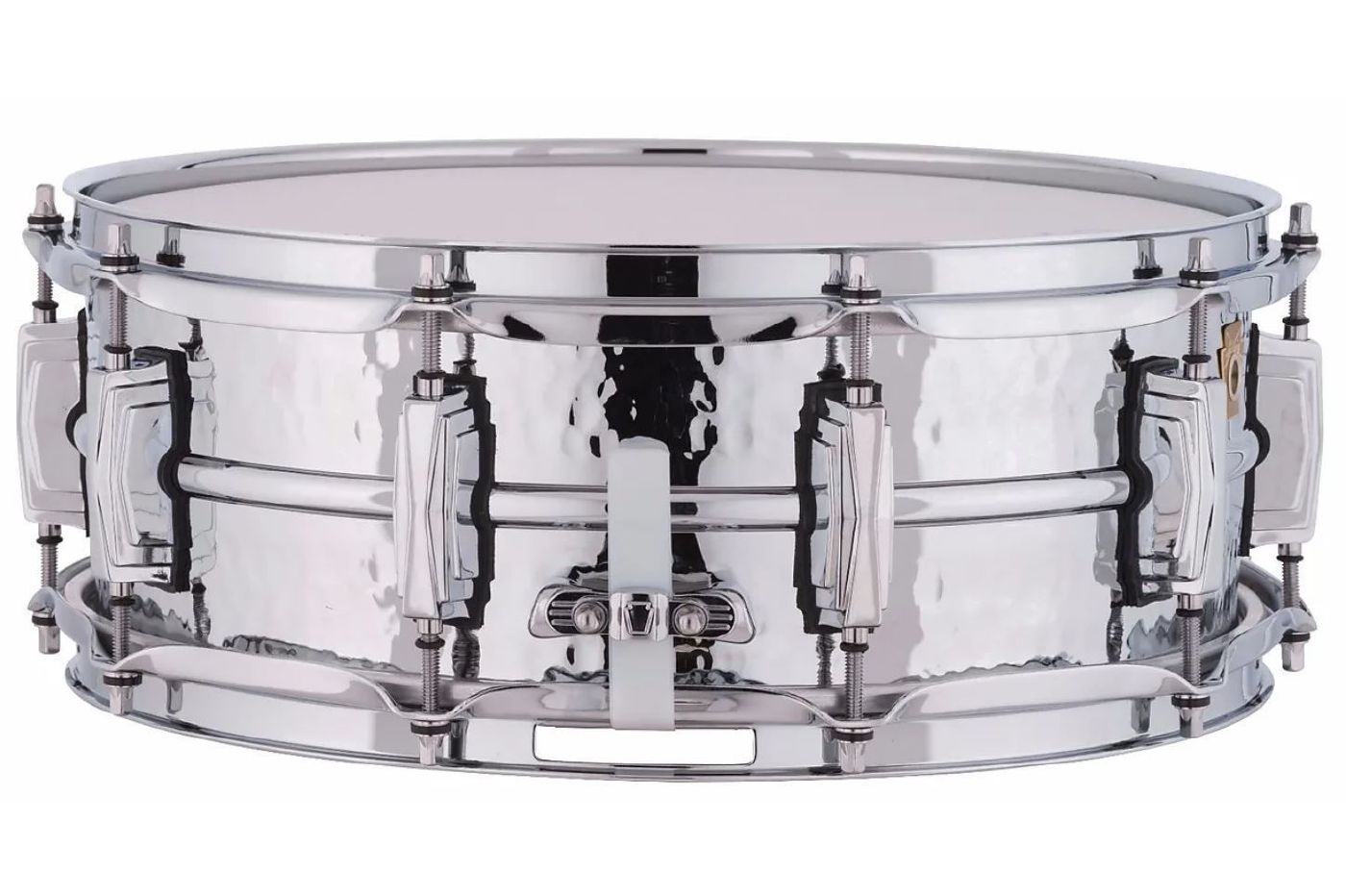 Ludwig Supraphonic Chrome Snare Drum 5x14 Hammered Shell with Imperial Lugs