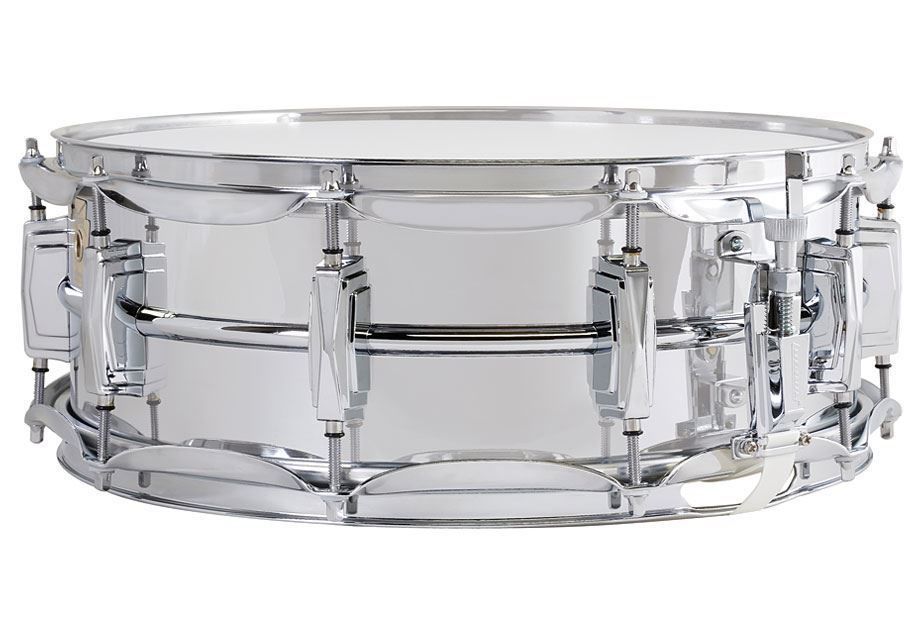 Ludwig Supraphonic Chrome Snare Drum 5x14 Smooth Shell with Tube Lugs