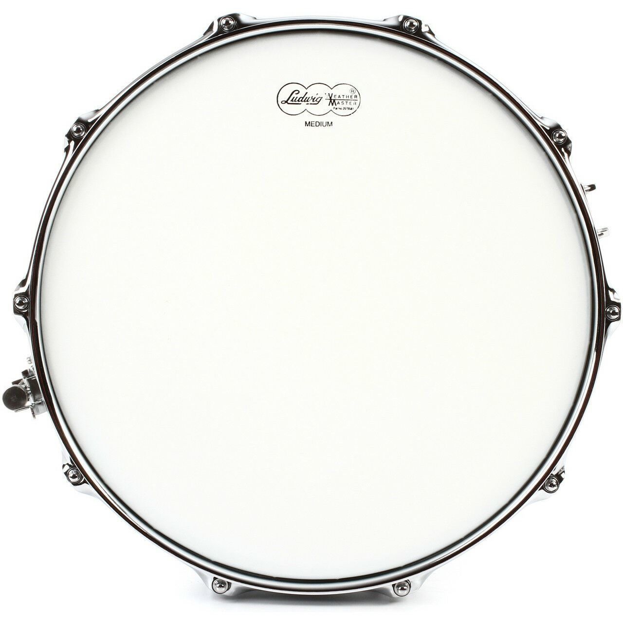 Ludwig Supraphonic Chrome Snare Drum 6.5x14 Hammered Shell with Tube Lugs