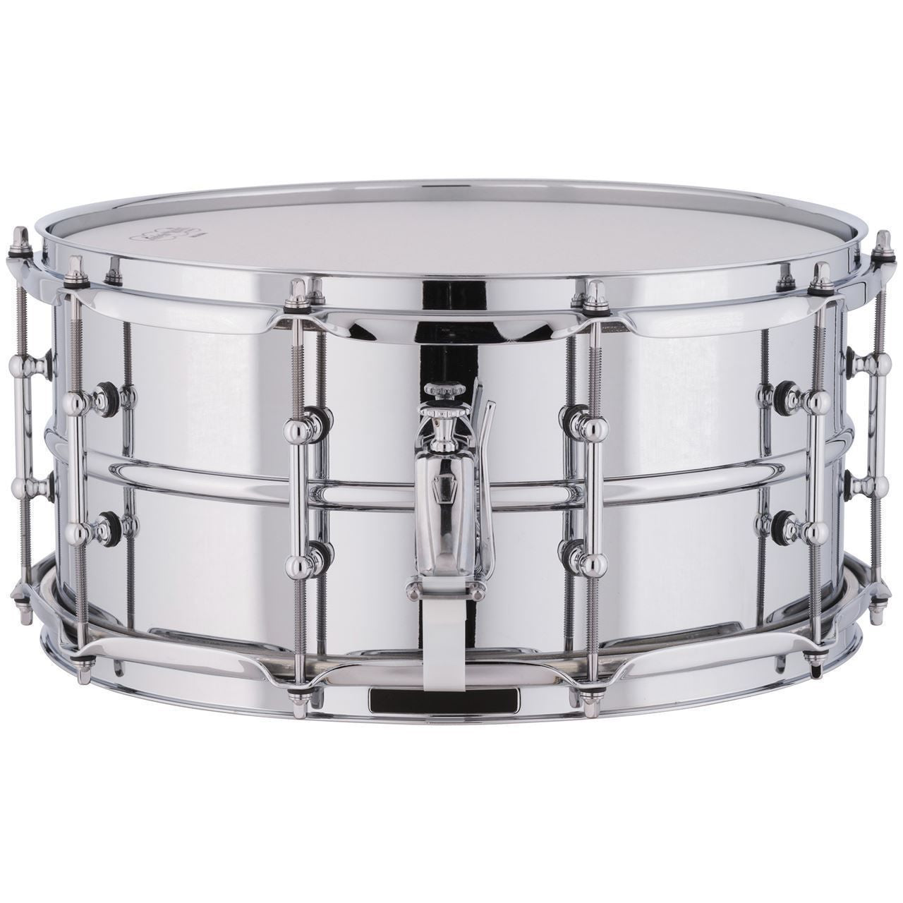 Ludwig Supraphonic Chrome Snare Drum 6.5x14 Smooth Shell with Tube Lug