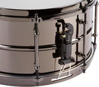Ludwig 7x13 Black Magic Snare with Black Nickel Die-Cast Hoops & Tube Lug