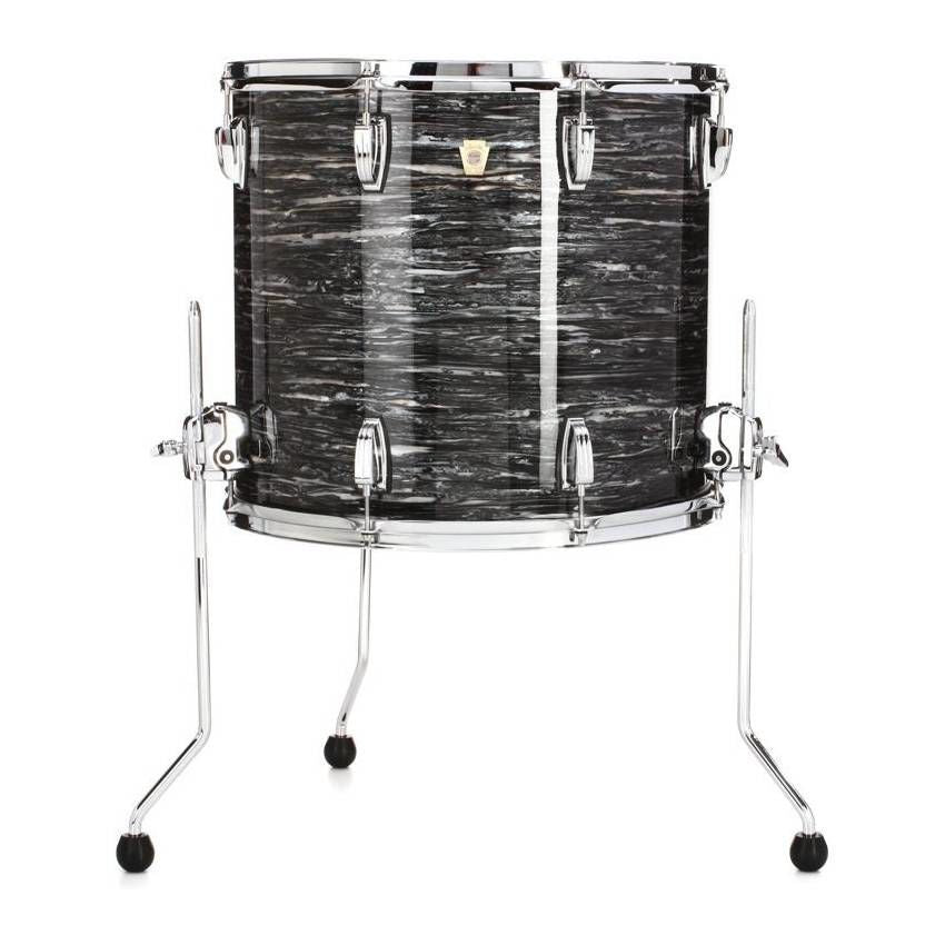Ludwig Classic Maple 18 x 16in Floor Tom in Vintage Black Oyster