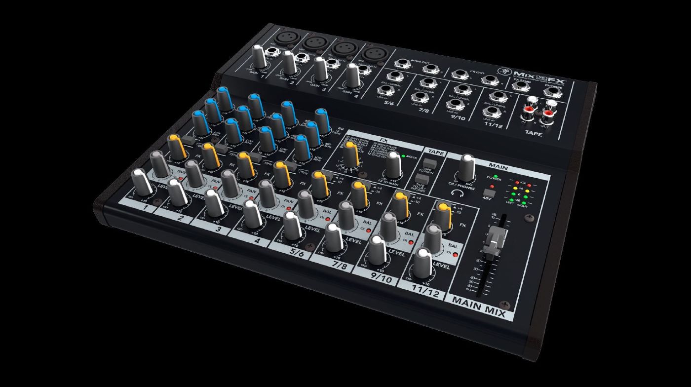 Mackie MIX12FX 12-Channel Compact Mixer with FX