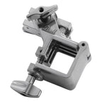 Pearl PCX-200 Pipe Clamp for drum hardware, showing sturdy metal construction and adjustable design for securing drum components.