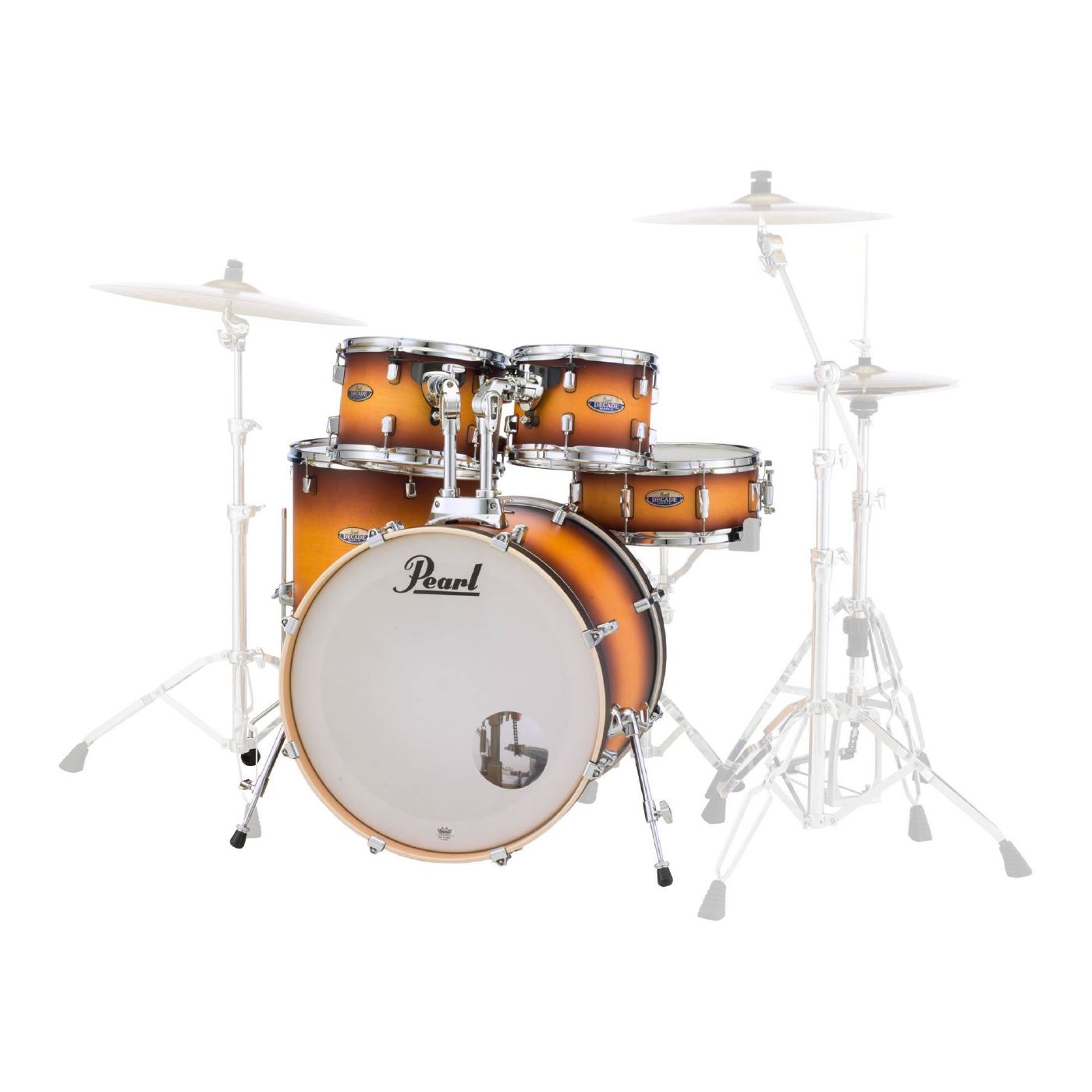 Pearl Decade Maple 22 Fusion Drum Kit Shell Pack - Satin Amburst