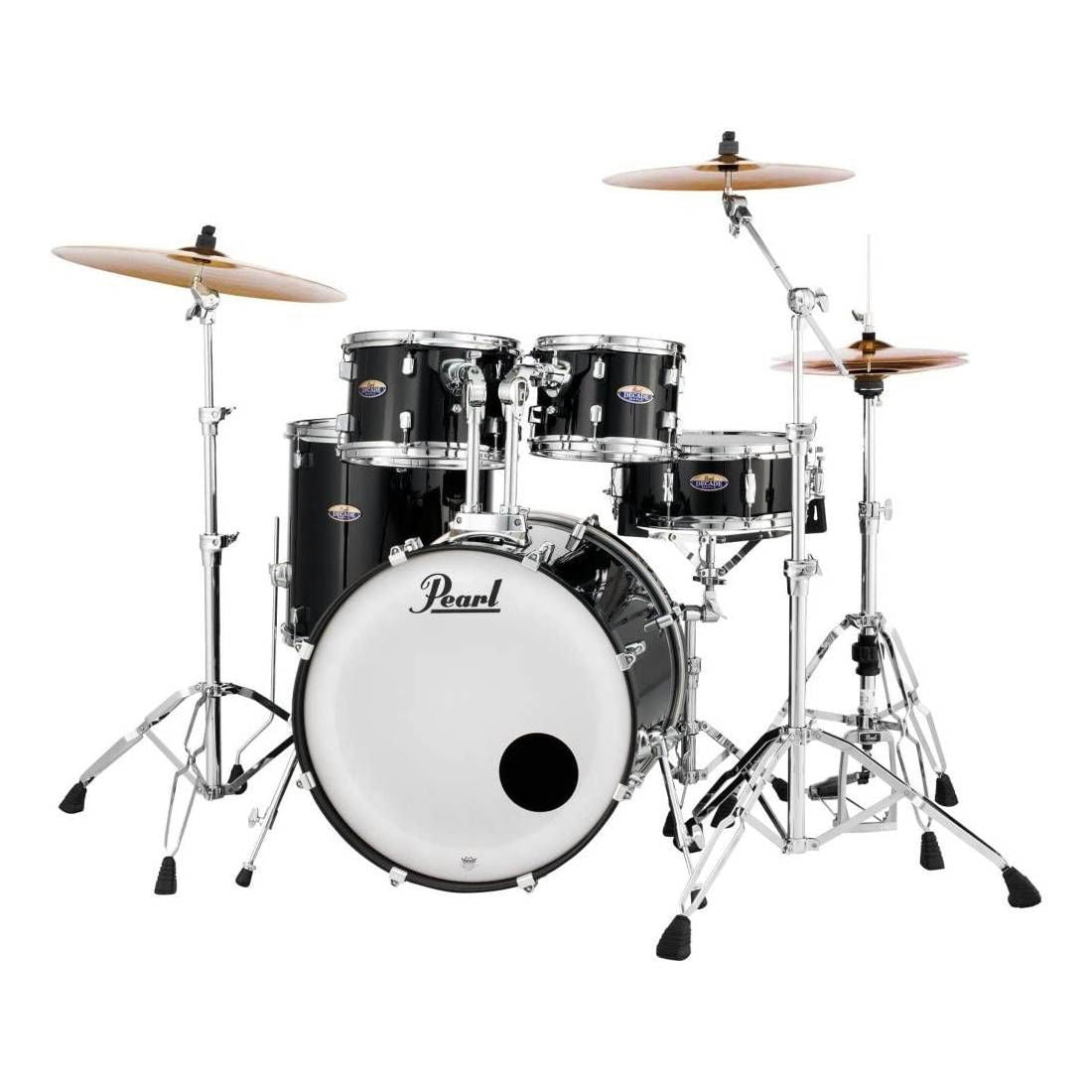 Pearl Decade Maple 22 Fusion Drum Kit Shell Pack - Black Ice