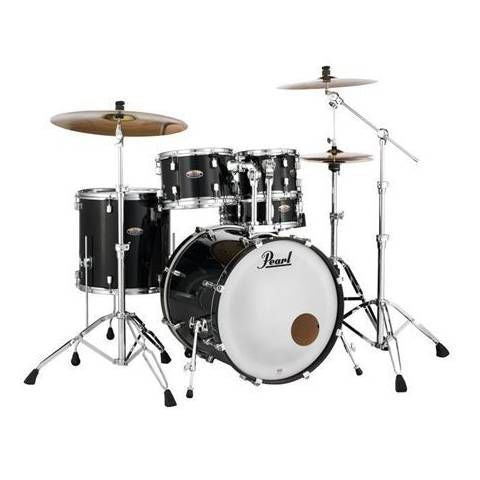 Pearl Decade Maple 22 Fusion Plus Drum Kit with Hardware - Black Ice