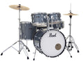 Pearl Roadshow 20" Fusion 5pc Drum Kit w/HW & Cymbals - Charcoal Metallic