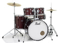 Pearl Roadshow 22" Fusion Plus 5pc Drum Kit w/HW & Cymbals - Red Wine