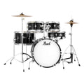 Pearl Roadshow Jr 16" 5pc Drum Kit w/HW & Cymbals - Jet Black