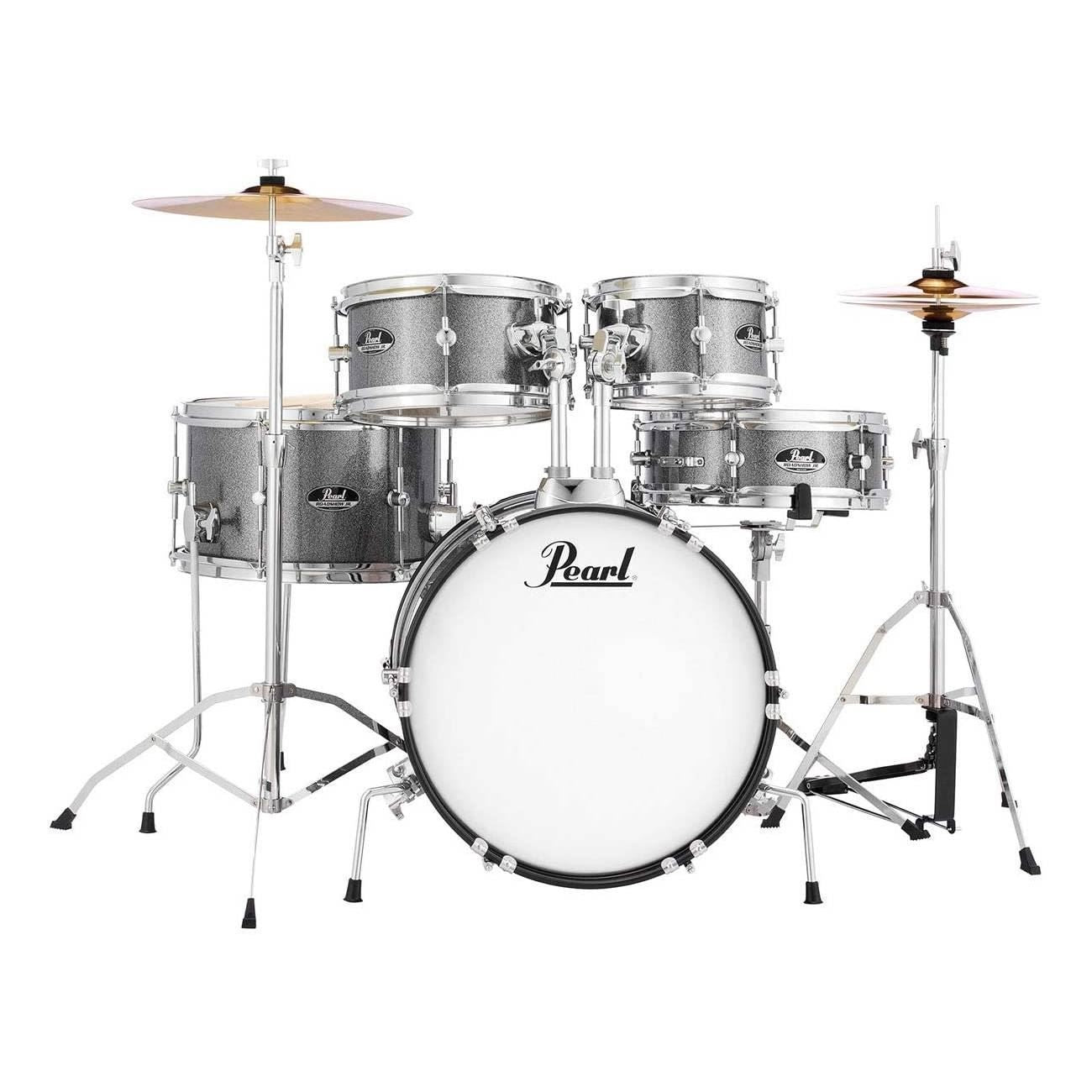 Pearl Roadshow Junior 16 5 Piece Drum Kit with Hardware and Cymbals - Grindstone Sparkle