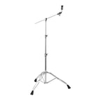 Pearl BC930 double-braced cymbal boom stand with uni-lock tilter, sturdy drum hardware for secure cymbal placement.