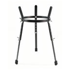 Pearl Pearl 11-inch conga stand with black metal legs and padded supports for securing congas during performances
