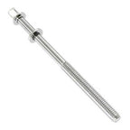 Pearl Pearl T-066 Tension Rods for bass drums, M6 x 115mm, shown attached to bass drum hardware in a close-up image.