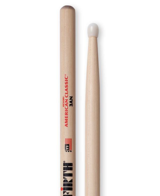 Vic Firth American Classic 3A Nylon Tip Drumsticks