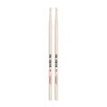 Vic Firth American Classic 5B PureGrit Wood Tip Drumsticks -- No Finish, Abrasive Wood Texture
